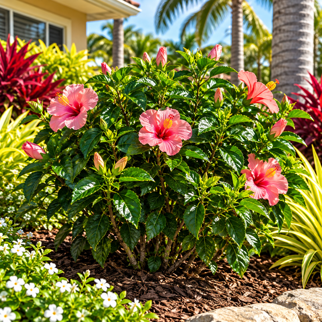 Hibiscus Painted Lady Pink