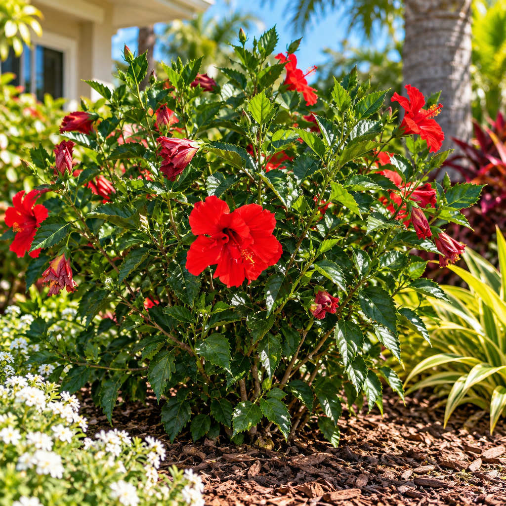 Hibiscus Double Red