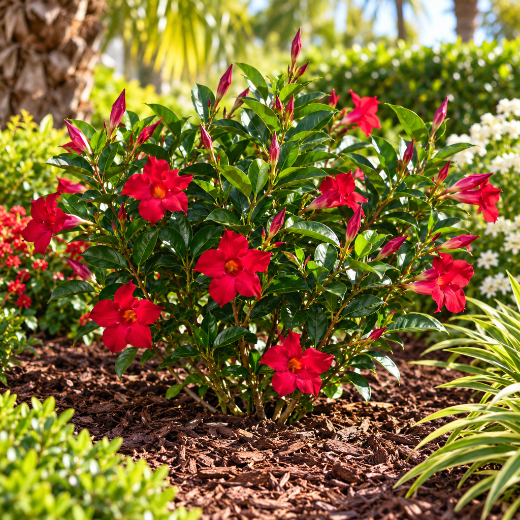 Mandevilla Original Crimson Bush