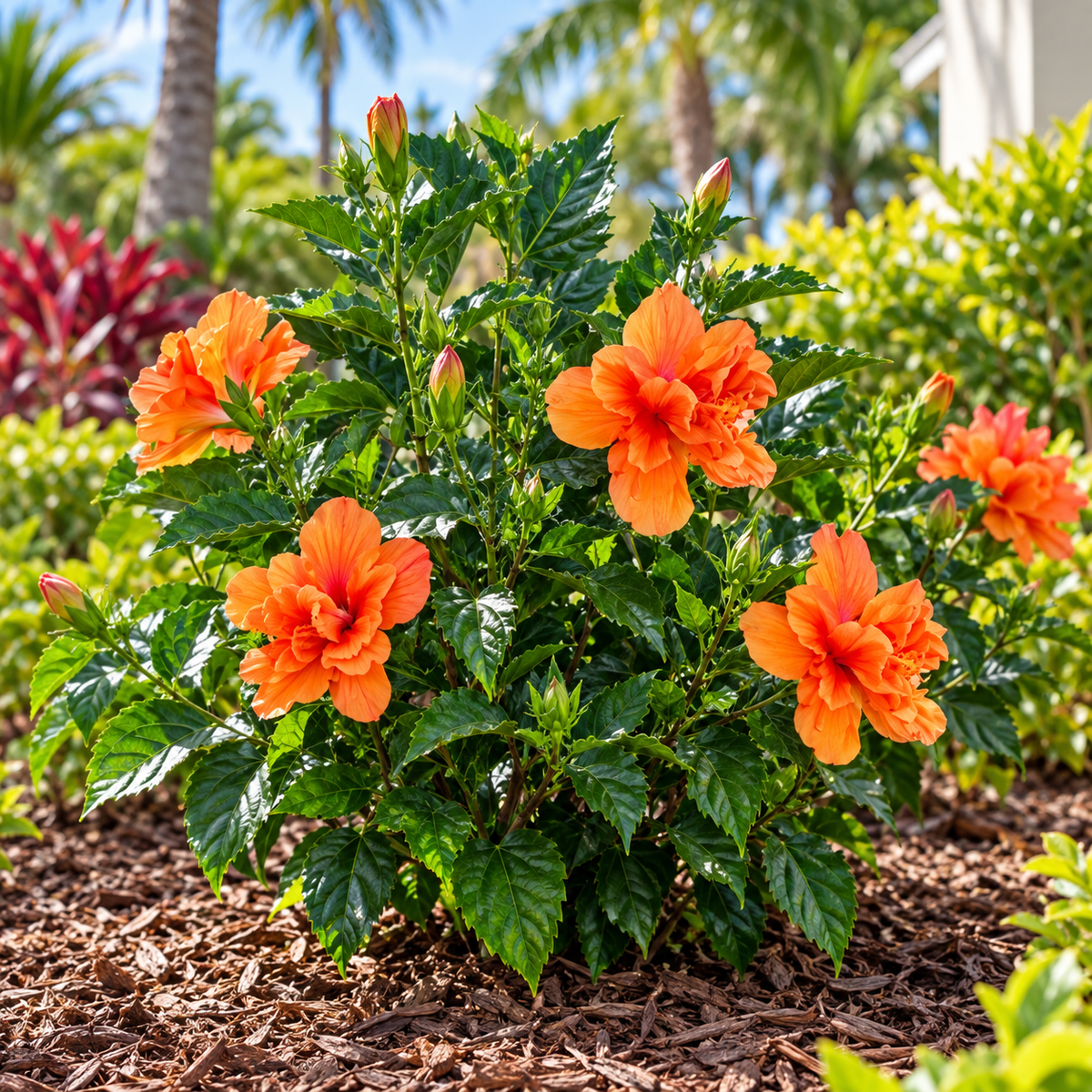 Hibiscus Double Peach